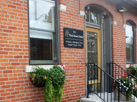 Dental office front entrance