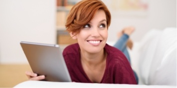 Woman with healthy smile